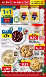 Gazetka promocyjna Lidl - GAZETKA - Gazetka - ważna od 10.12 do 10.12.2023 - strona 27 - produkty: Majonez, Pierogi, Sok, Gra, Jaja, Stół, Kapustą, Olej, Omega-3