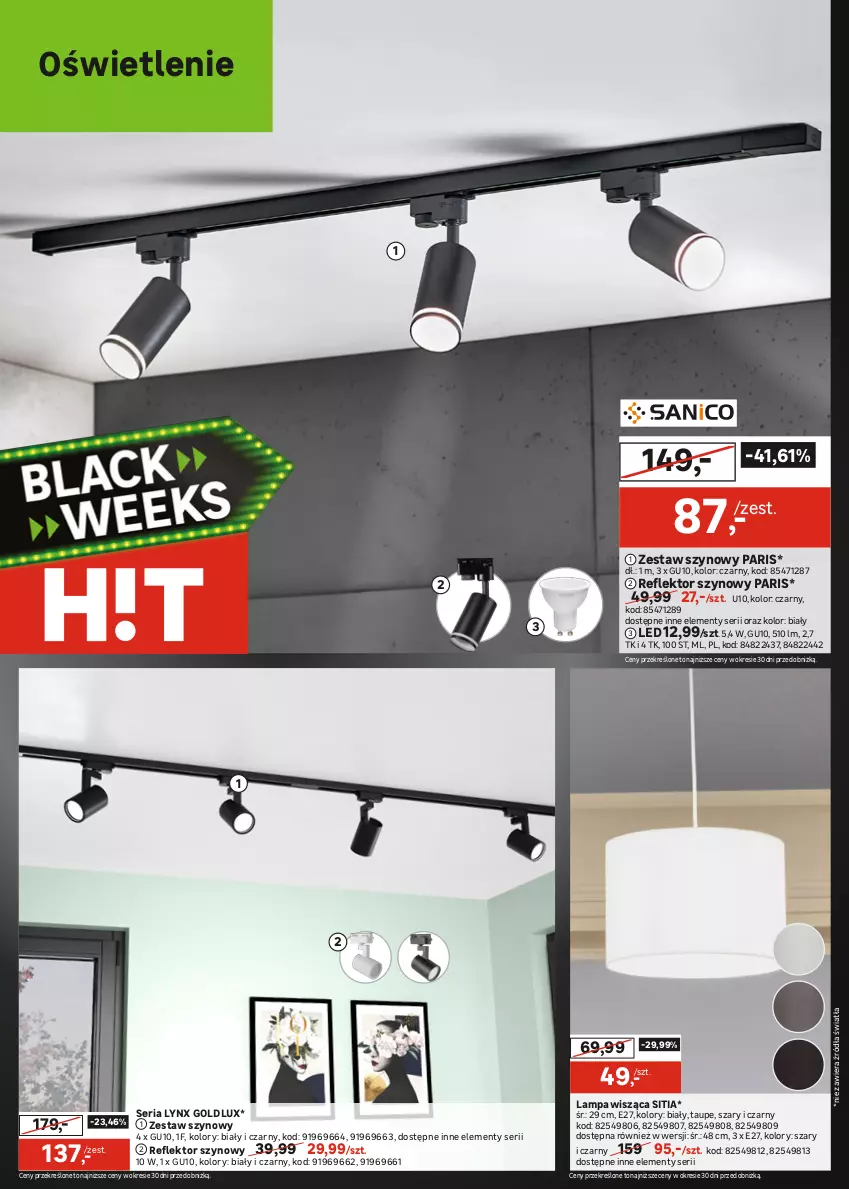 Gazetka promocyjna Leroy Merlin - Gazetka Leroy Merlin - ważna 18.11 do 01.12.2025 - strona 16 - produkty: Gra, Lampa, Lampa wisząca, Plafon, Reflektor, Ser