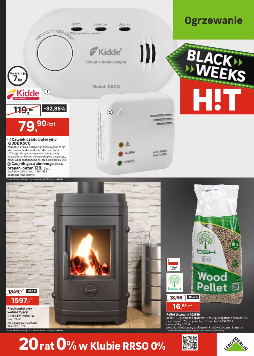 Gazetka promocyjna Leroy Merlin - Gazetka Leroy Merlin - ważna 18.11 do 01.12.2025 - strona 27 - produkty: Gra, Koc, Kocioł gazowy, LG, Naświetlacz, Naświetlacz LED, Ogrzewanie, Olej, Pellet, Piec, Silan, Tablet, Tran