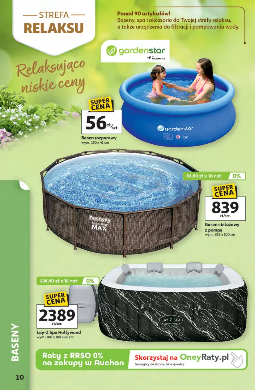 Gazetka promocyjna Auchan - Gazetka Strefa Relaksu Hipermarket Auchan - ważna 09.04 do 22.04.2026 - strona 10 - produkty: Fa, Por