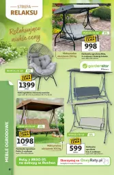 Gazetka promocyjna Auchan - Gazetka Strefa Relaksu Hipermarket Auchan - Gazetka - ważna od 22.04 do 22.04.2026 - strona 6 - produkty: Koc, Huśtawka, Fotel, Fa
