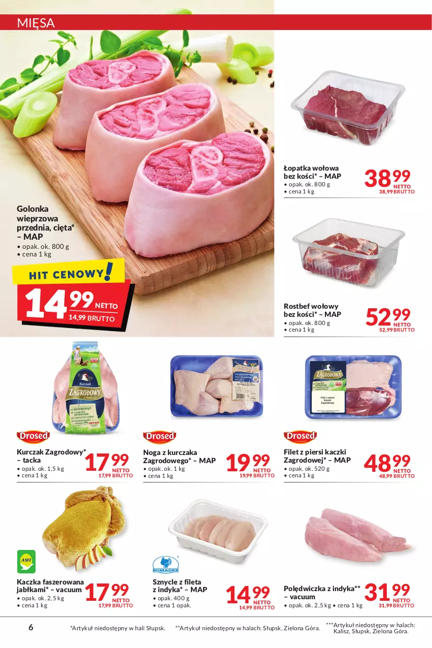 Gazetka promocyjna Makro - Najlepsze oferty - oferta z alkoholem - ważna 18.10 do 31.10.2022 - strona 6 - produkty: Fa, Filet z piersi kaczki, Golonka wieprzowa, Jabłka, Kaczka, Kaczka faszerowana, Kurczak, Rostbef