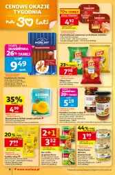 Gazetka promocyjna Auchan - Gazetka 30 Lat Supermarket Auchan - Gazetka - ważna od 30.09 do 30.09.2026 - strona 6 - produkty: Mokra karma, Sos, Sok, Ser, Sokołów, Chipsy, Tortilla, Szynka, Gourmet Gold, Morliny, Syrop, Brzoskwinie, Frankfurterki, Olej, Pomidory, Knorr