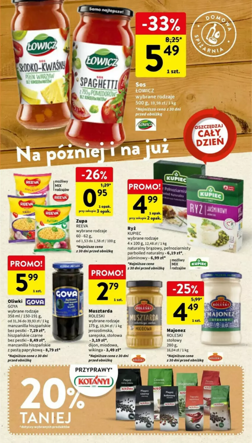 Gazetka promocyjna Intermarche - ważna 03.01 do 10.01.2024 - strona 16 - produkty: Kupiec, Majonez, Mus, Musztarda, Oliwki, Piec, Przyprawy, Zupa