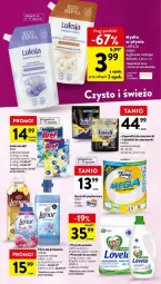 Gazetka promocyjna Intermarche - Gazetka - ważna od 10.01 do 10.01.2024 - strona 19 - produkty: Papier, Bref, Lovela, Tablet, Proszek do prania, Kawa, Płyn do płukania, Ręcznik, Kulki do wc, Zmywarki, Tabletki do zmywarki, Lenor, Luksja, HP, Fa