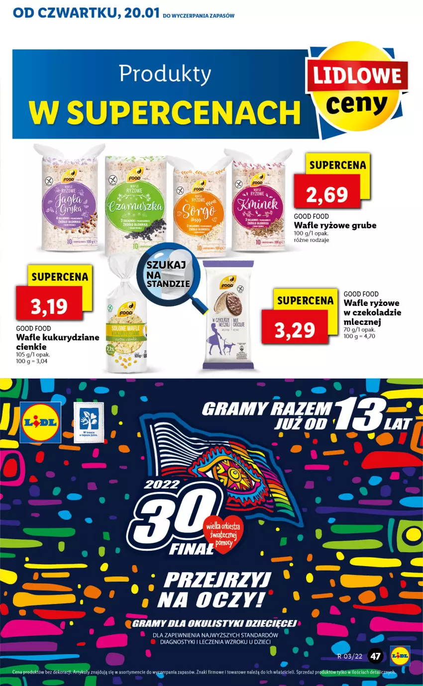 Gazetka promocyjna Lidl - GAZETKA - ważna 20.01 do 23.01.2022 - strona 47 - produkty: Dzieci, Gra, Ryż, Wafle