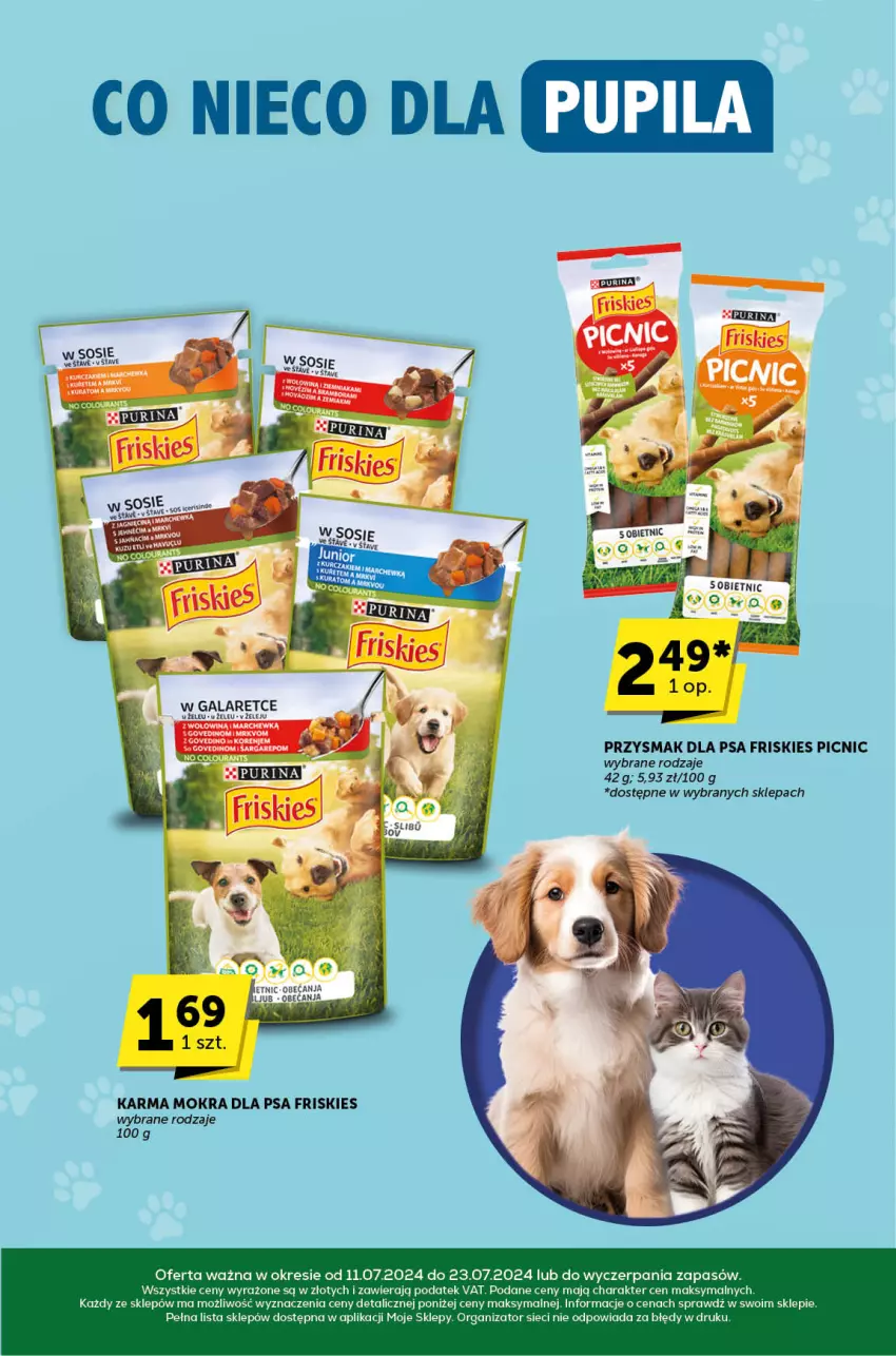 Gazetka promocyjna ABC - ważna 11.07 do 23.07.2024 - strona 27 - produkty: Friskies, Gala, Przysmak dla psa, Pur, Purina, Sos