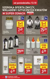 Gazetka promocyjna Aldi - Artykuły przemysłowe i tekstylia - Gazetka - ważna od 18.10 do 18.10.2025 - strona 4 - produkty: Ser, Gra, Znicz, Olej, Wkład olejowy