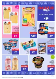 Gazetka promocyjna Carrefour - Gazetka Okazje Maja - Gazetka - ważna od 29.05 do 29.05.2021 - strona 5 - produkty: Belriso, Top, Ser, Kosz, Serek, Tonik, Pudding, Müller, Baton, Deser, Batonik twarogowy, Gouda, Magija, Monte