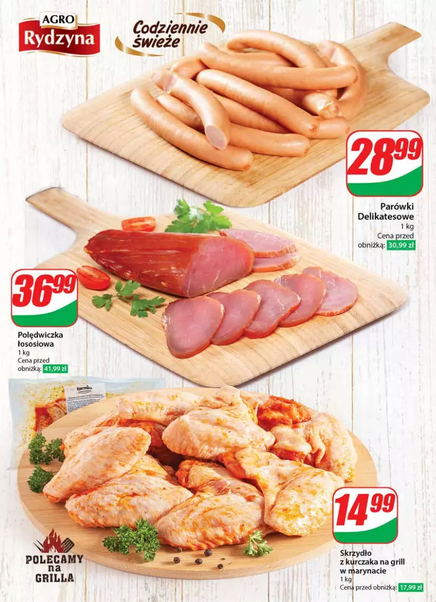 Gazetka promocyjna Dino - Gazetka 33 / 2024 - ważna 14.08 do 20.08.2024 - strona 30 - produkty: Grill, Kurczak, Parówki, Sos