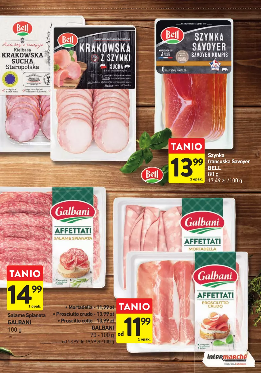 Gazetka promocyjna Intermarche - Gazetka Intermarche - ważna 05.10 do 18.10.2023 - strona 5 - produkty: Bell, Szynka