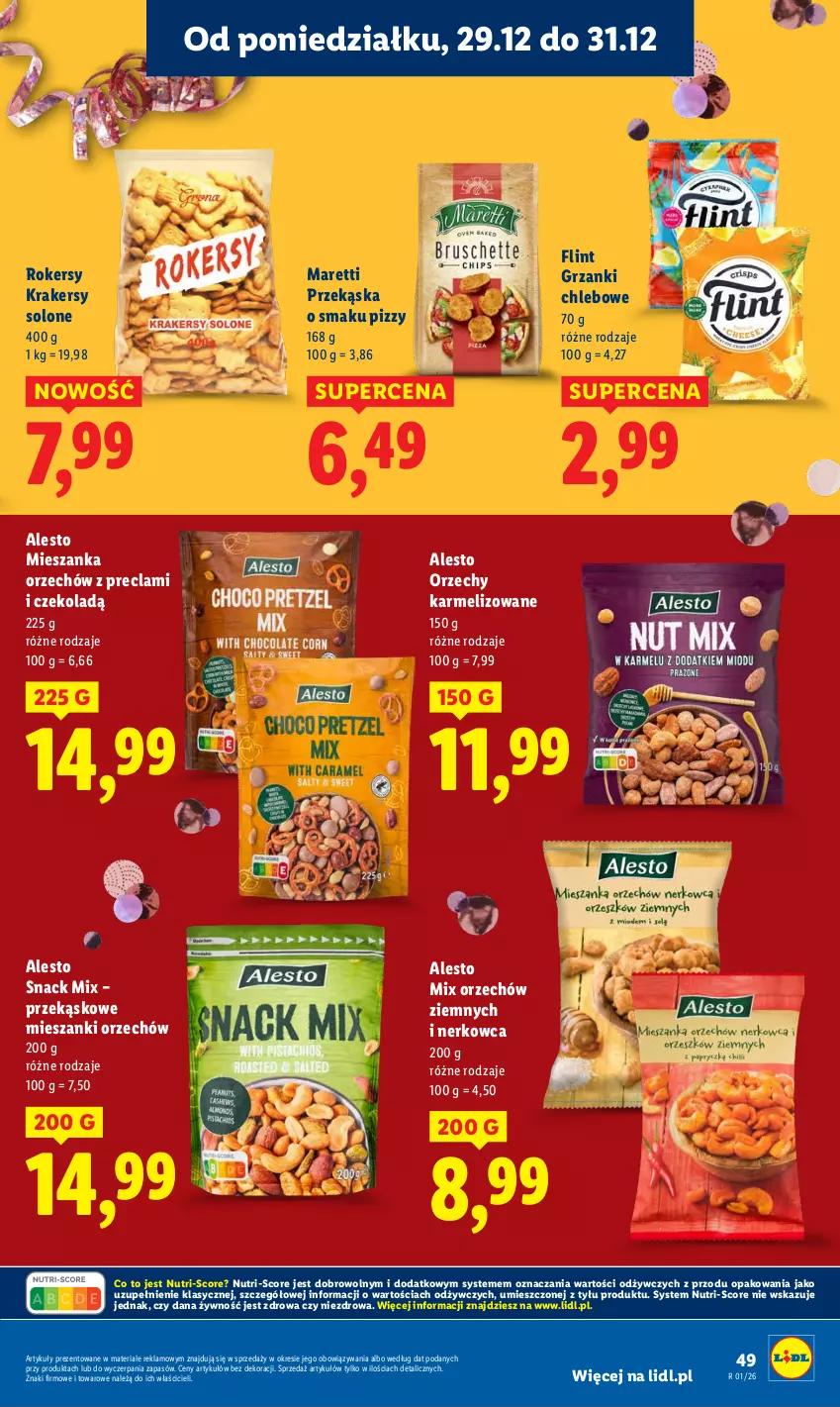 Gazetka promocyjna Lidl - GAZETKA - ważna 29.12 do 31.12.2025 - strona 49 - produkty: Chleb, Krakersy