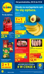 Gazetka promocyjna Lidl - GAZETKA - Gazetka - ważna od 31.12 do 31.12.2025 - strona 1 - produkty: Piwa, Kurczak, Banany, Gra, Karkówka wieprzowa, Chipsy, Coca-Cola, Chrupki