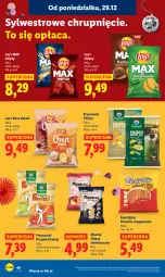 Gazetka promocyjna Lidl - GAZETKA - Gazetka - ważna od 31.12 do 31.12.2025 - strona 48 - produkty: Beskidzki, Chipsy, Lack, Przysnacki, Lay’s, Beskidzkie paluszki