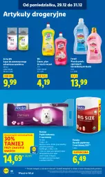 Gazetka promocyjna Lidl - GAZETKA - Gazetka - ważna od 31.12 do 31.12.2025 - strona 60 - produkty: Płyn do prania, Por, Do mycia naczyń, Papier, Płyn do mycia naczyń, Papier toaletowy, Ręcznik, Sport, Płyn do mycia, Flora