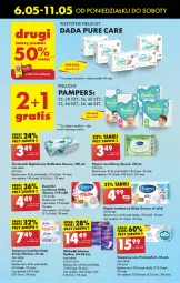 Gazetka promocyjna Biedronka - Od poniedzialku - Gazetka - ważna od 11.05 do 11.05.2024 - strona 41 - produkty: Top, Pur, Pampers, Papier, Pieluchy, Sati, Tampony, Papier toaletowy, Dada, Ręcznik, Rolki, Chusteczki, Always, Wkładki, O.B.