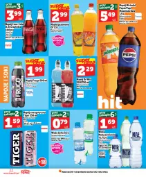 Gazetka promocyjna Topaz - Gazetka - Gazetka - ważna od 14.01 do 14.01.2026 - strona 22 - produkty: Nałęczowianka, Top, Gin, 7up, Napój energetyczny, Mirinda, Coca-Cola, LANA, Pepsi, Tiger, Napój gazowany, Woda, Napój