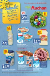 Gazetka promocyjna Auchan - Gazetka Wielkanoc w dobrym smaku Moje Auchan - Gazetka - ważna od 29.03 do 29.03.2023 - strona 1 - produkty: Pralka, Puf, Gra, O nas, Taca, Przyprawy, Wiko, Fa