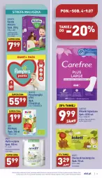 Gazetka promocyjna Aldi - Katalog spożywczy - Gazetka - ważna od 09.07 do 09.07.2022 - strona 11 - produkty: HiPP, Masza i Niedźwiedź, Mydło w płynie, Pampers, Majtki, BoboVita, Tera, Chusteczki kosmetyczne, Chusteczki, Carefree, Pieluchomajtki, Mydło, Wkładki, Napój, Fa