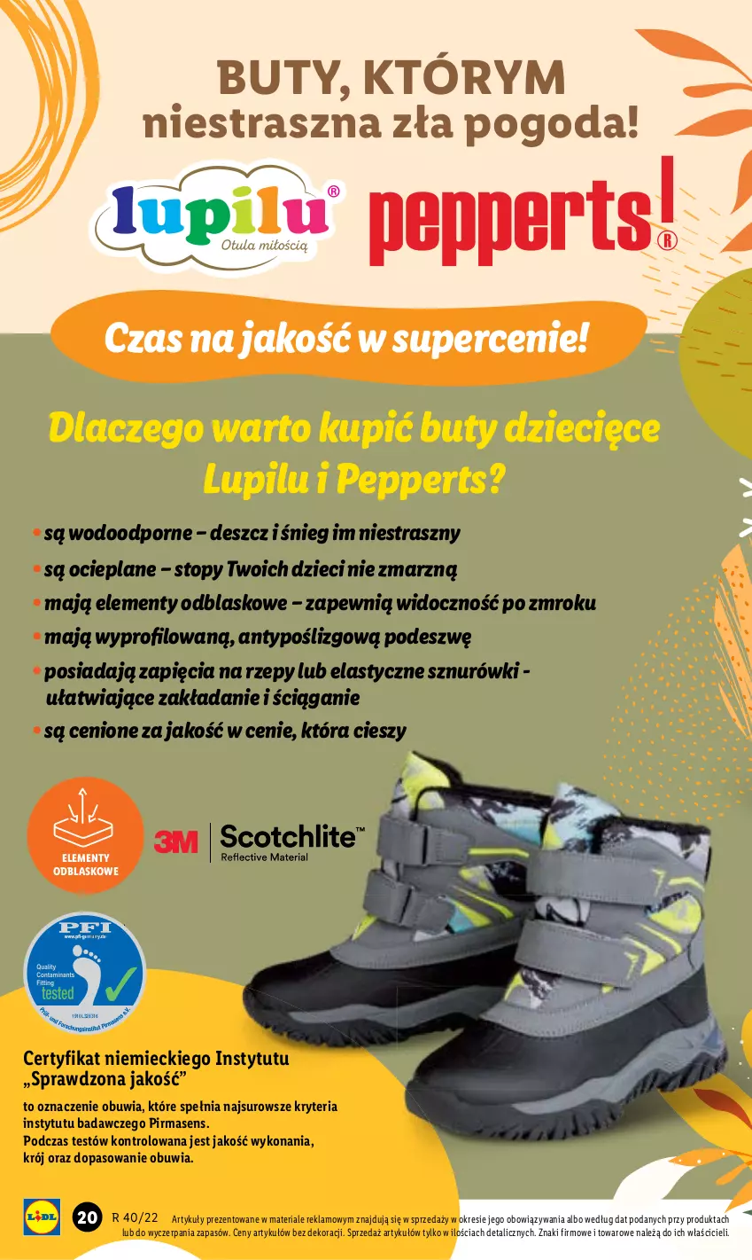 Gazetka promocyjna Lidl - GAZETKA - ważna 03.10 do 08.10.2022 - strona 22 - produkty: Buty, Dzieci, Por, Top