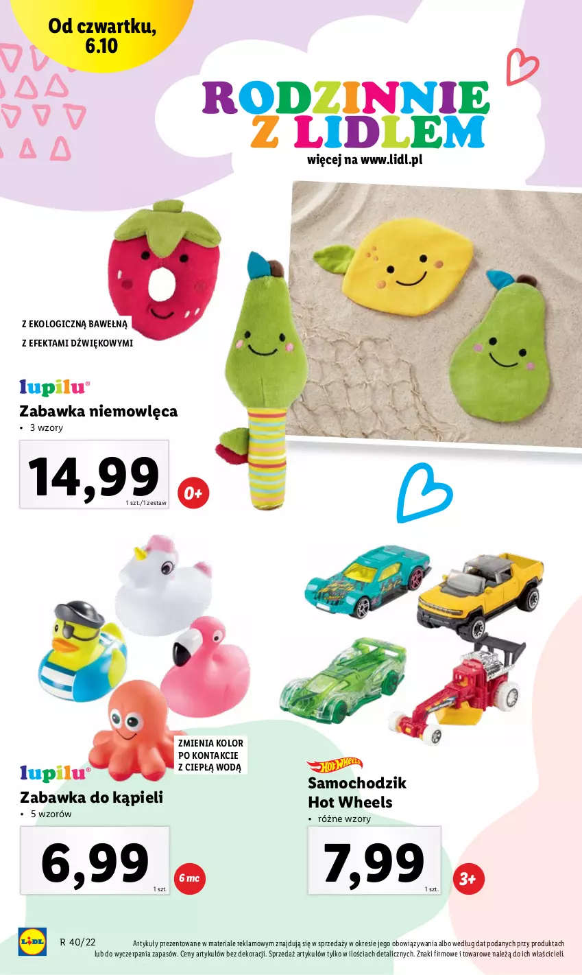 Gazetka promocyjna Lidl - GAZETKA - ważna 03.10 do 08.10.2022 - strona 38 - produkty: Chodzik, Hot Wheels, Zabawka