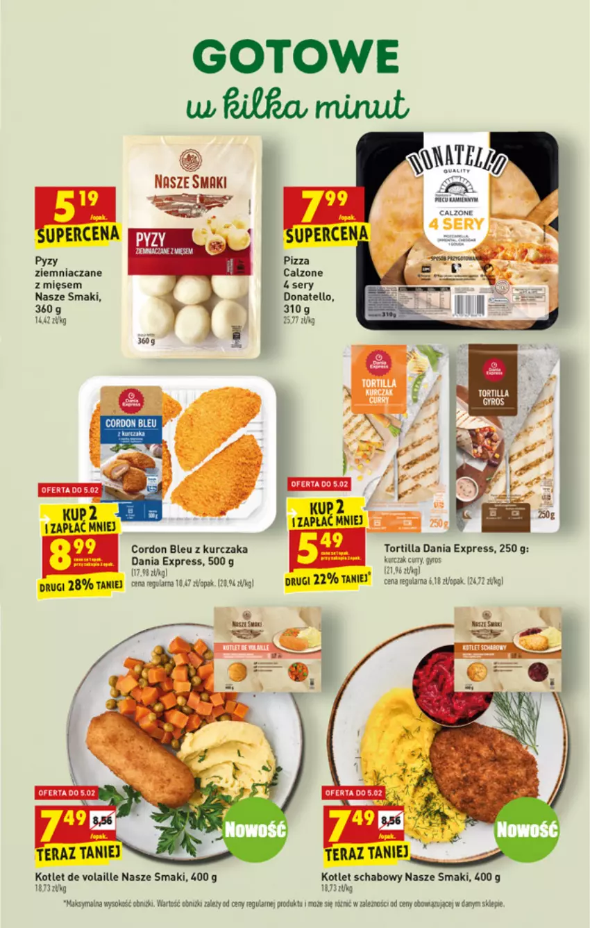 Gazetka promocyjna Biedronka - W tym tygodniu - ważna 03.02 do 09.02.2022 - strona 29 - produkty: Cordon Bleu, Gyros, Kotlet, Kurczak, LG, Sok, Tera, Tortilla