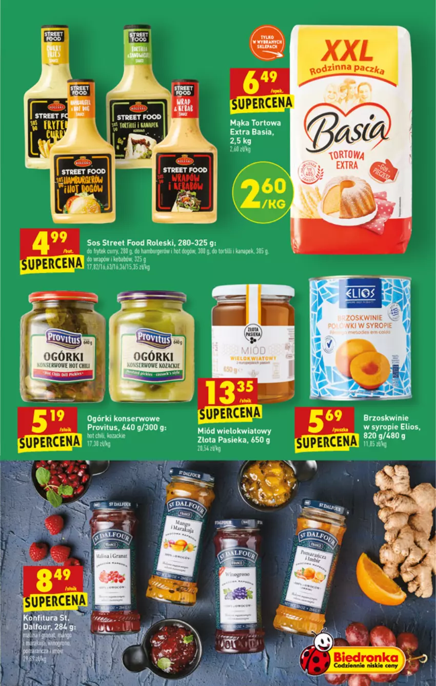 Gazetka promocyjna Biedronka - W tym tygodniu - ważna 03.02 do 09.02.2022 - strona 33 - produkty: Basia, Brzoskwinie, Hot dog, Kebab, Mąka, Mąka tortowa, Ser, Sos, Syrop