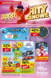 Gazetka promocyjna Auchan - Gazetka 30 Lat Supermarket Auchan - Gazetka - ważna od 03.06 do 03.06.2026 - strona 1 - produkty: LEGO, Fa