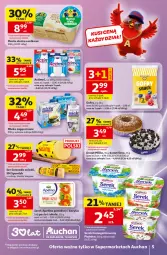 Gazetka promocyjna Auchan - Gazetka 30 Lat Supermarket Auchan - Gazetka - ważna od 03.06 do 03.06.2026 - strona 5 - produkty: Ser, Salami, Piątnica, Rukola, Actimel, Serek homogenizowany, Serek, Pesto, Dan Cake, Mleko zagęszczone, Bazyl, Bazylia, Gofry, Donut, Masło, Oreo, Pomidory, Milka, Mleko