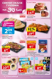 Gazetka promocyjna Auchan - Gazetka 30 Lat Supermarket Auchan - Gazetka - ważna od 03.06 do 03.06.2026 - strona 6 - produkty: Kurczak, Gra, Lody, Pizza, Burger, Morliny, Frankfurterki, Grill