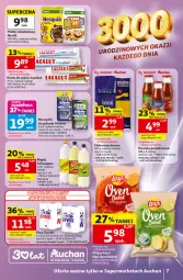 Gazetka promocyjna Auchan - Gazetka 30 Lat Supermarket Auchan - Gazetka - ważna od 03.06 do 03.06.2026 - strona 7 - produkty: Piwo, Makaron, Rum, Chipsy, Pasta do zębów, Lacalut, Gillette, Danio