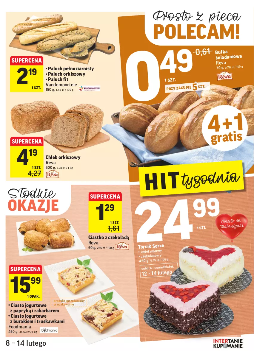 Gazetka promocyjna Intermarche - Gazetka promocyjna - ważna 08.02 do 14.02.2022 - strona 25 - produkty: Bułka, Buraki, Chleb, Ciasto jogurtowe, Danio, Gra, Jogurt, Piec, Ser