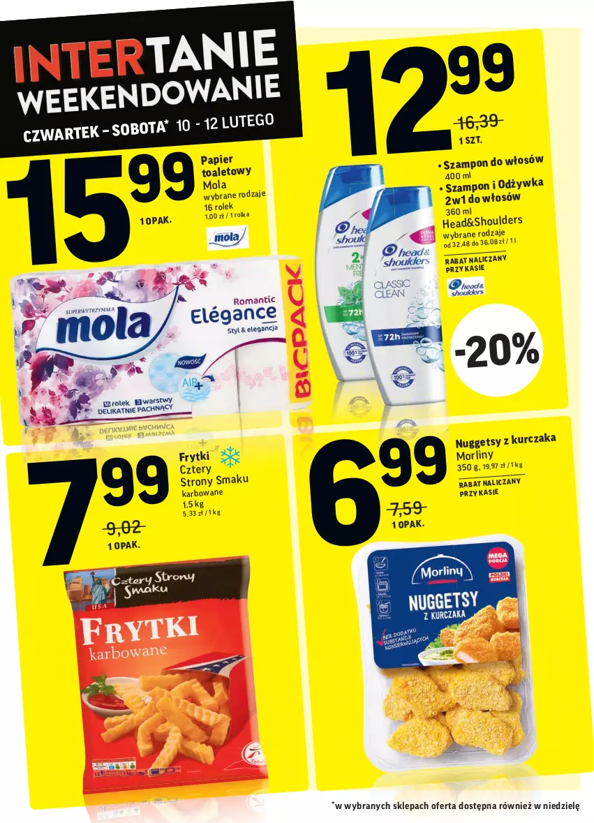 Gazetka promocyjna Intermarche - Gazetka promocyjna - ważna 08.02 do 14.02.2022 - strona 37 - produkty: Mola, Morliny, Papier, Szampon