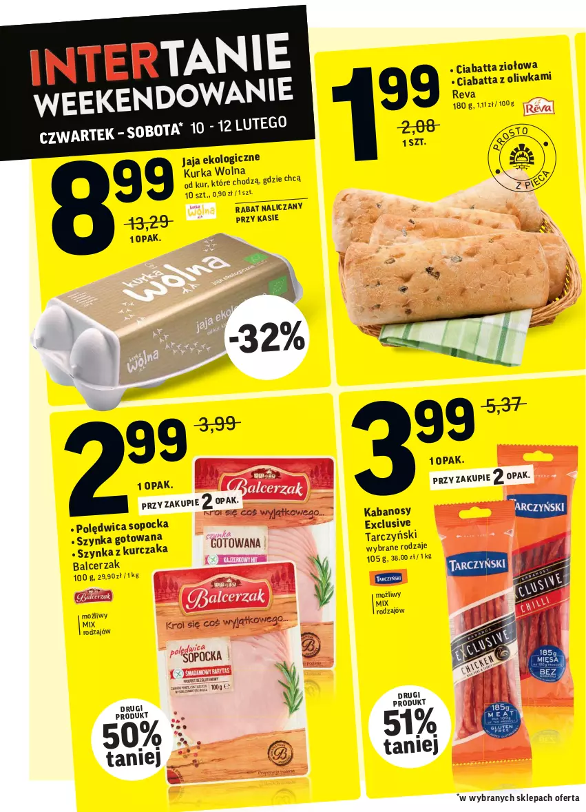 Gazetka promocyjna Intermarche - Gazetka promocyjna - ważna 08.02 do 14.02.2022 - strona 39 - produkty: Jaja, Kabanos, Tarczyński