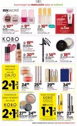 Gazetka promocyjna Drogerie Natura - Gazetka Drogerie Natura - Gazetka - ważna od 05.05 do 05.05.2025 - strona 3 - produkty: Makijaż, Sensual, Cień, KOBO, Tusz, Konturówka do ust, Kredka, Puder, Regenerująca maska, Lakier do paznokci, Moments, Maska, Olej, Podkład, Lakier