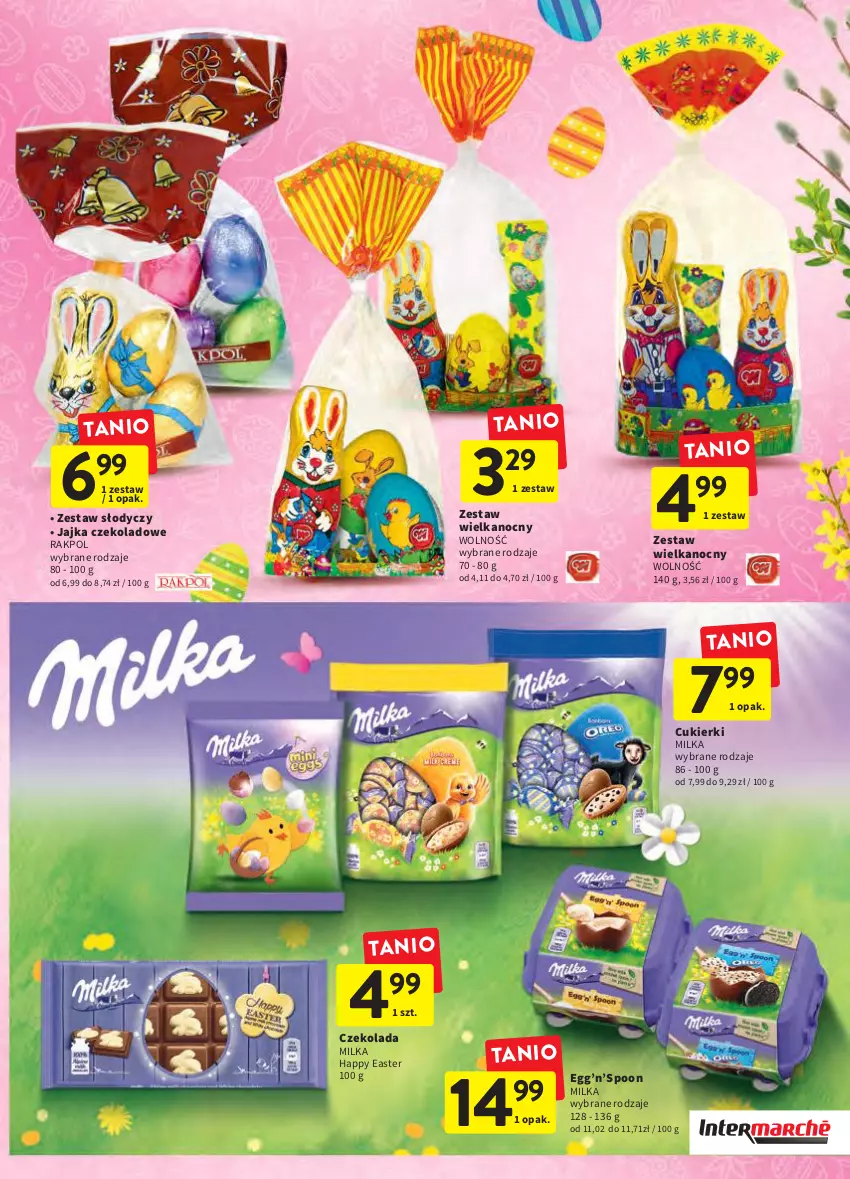 Gazetka promocyjna Intermarche - Wielkanoc - ważna 24.03 do 16.04.2022 - strona 3 - produkty: Cukier, Cukierki, Czekolada, Milka