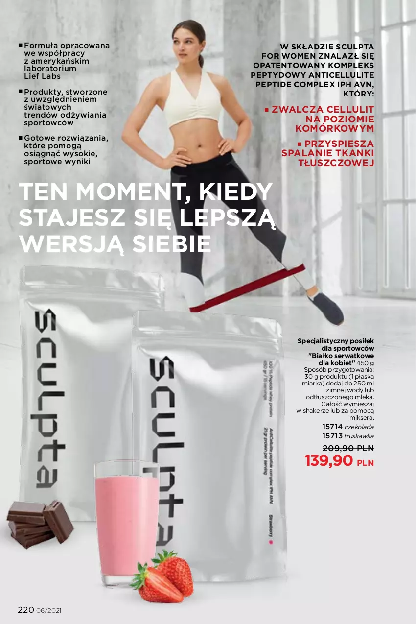 Gazetka promocyjna Faberlic - Gazetka - ważna 12.04 do 02.05.2021 - strona 220 - produkty: Czekolada, Miarka, Mikser, Por, Ser, Sok, Sport