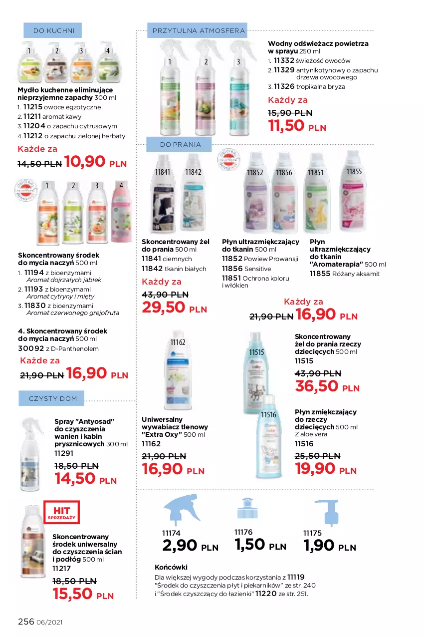 Gazetka promocyjna Faberlic - Gazetka - ważna 12.04 do 02.05.2021 - strona 256 - produkty: Aksam, Aloe vera, Bryza, Cytryny, Do mycia naczyń, Dzieci, Grejpfrut, Mydło, Odświeżacz powietrza, Owoce, Piekarnik, Róża, Tera