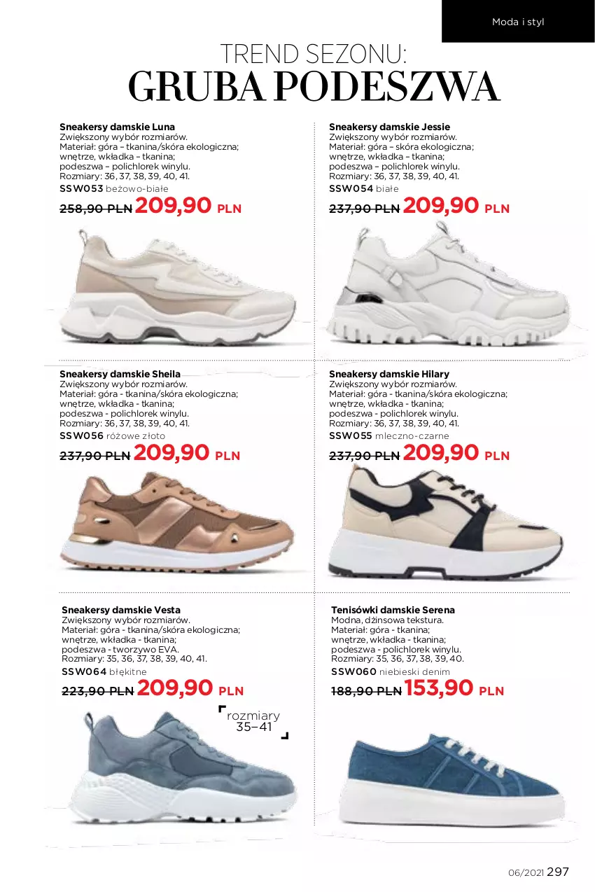 Gazetka promocyjna Faberlic - Gazetka - ważna 12.04 do 02.05.2021 - strona 297 - produkty: Moda, Ser, Sneakersy, Tenisówki