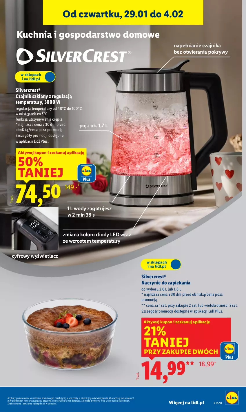 Gazetka promocyjna Lidl - GAZETKA - ważna 26.01 do 31.01.2026 - strona 25 - produkty: Czajnik, Kuchnia, Silvercrest