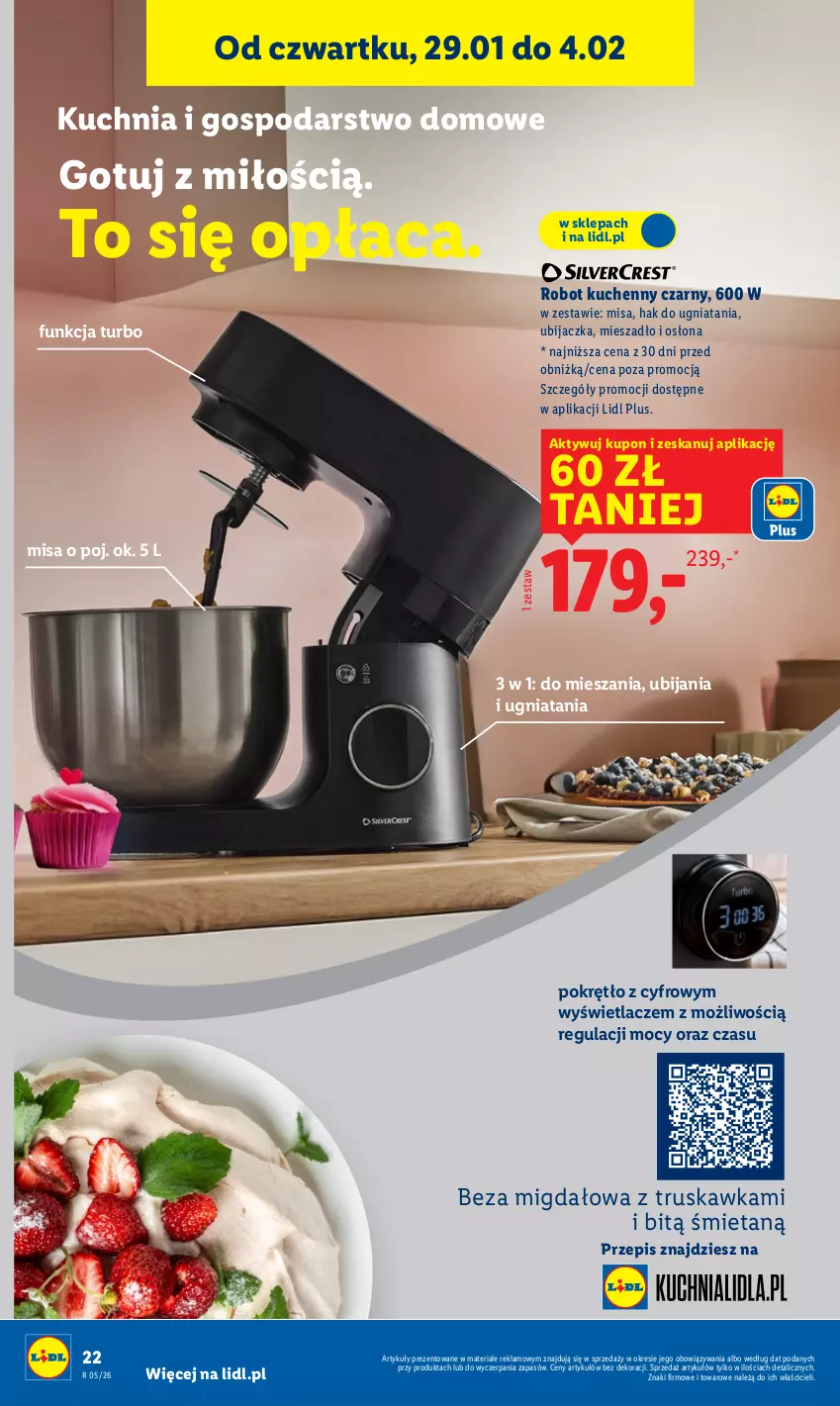 Gazetka promocyjna Lidl - GAZETKA - ważna 26.01 do 31.01.2026 - strona 26 - produkty: Kuchnia, Mieszadło, Robot