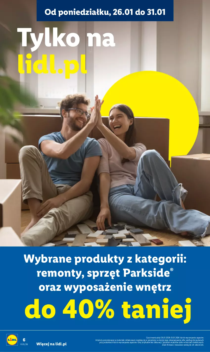 Gazetka promocyjna Lidl - GAZETKA - ważna 26.01 do 31.01.2026 - strona 6 - produkty: Parkside