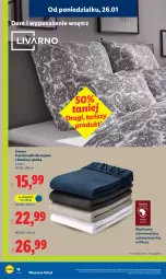 Gazetka promocyjna Lidl - GAZETKA - Gazetka - ważna od 31.01 do 31.01.2026 - strona 16 - produkty: Ivar, Prześcieradło
