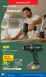 Gazetka promocyjna Lidl - GAZETKA - Gazetka - ważna od 31.01 do 31.01.2026 - strona 40 - produkty: Parkside, Ser, Akumulatorowa wiertarkowkrętark, Wiertarkowkrętarka, Tarka, Wkręt, Wkrętarka, Ogród, Akumulator