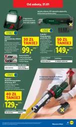 Gazetka promocyjna Lidl - GAZETKA - Gazetka - ważna od 31.01 do 31.01.2026 - strona 43 - produkty: Parkside, Top, Ser, Rum, Reflektor LED, Tusz, Silan, Pistolet, Reflektor, Akumulator