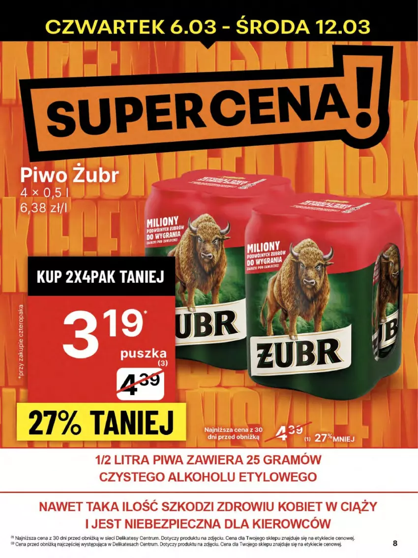 Gazetka promocyjna Delikatesy Centrum - NOWA GAZETKA Delikatesy Centrum od 6 marca! 6-12.03.2025 - ważna 06.03 do 12.03.2025 - strona 8 - produkty: Gra, Piec, Piwa, Piwo, Rum