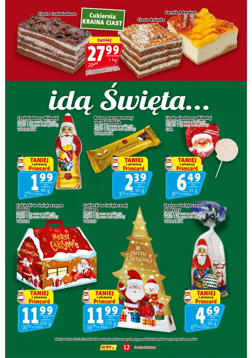 Gazetka promocyjna Prim Market - ważna 13.11 do 19.11.2025 - strona 12 - produkty: Cukier, Cukierki, Fa