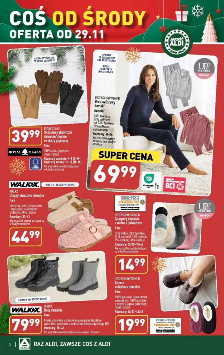 Gazetka promocyjna Aldi - ważna 29.11 do 02.12.2023 - strona 9 - produkty: Bluza, Dres, Fa, Spodnie, Wełna