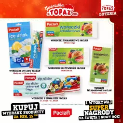 Gazetka promocyjna Topaz - Gazetka - Gazetka - ważna od 22.01 do 22.01.2023 - strona 51 - produkty: Koc, Papier, Danio, Woreczki do lodu