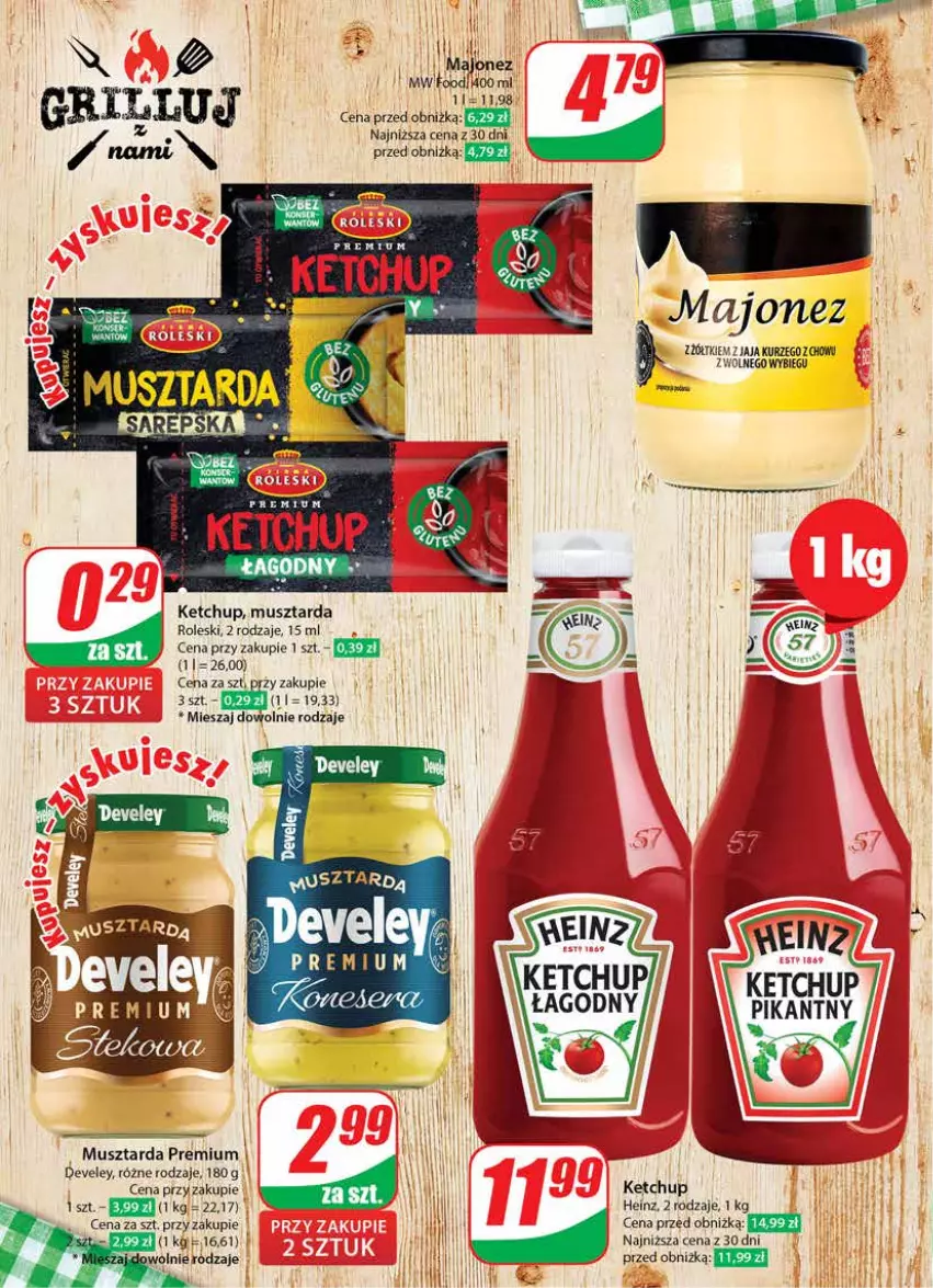 Gazetka promocyjna Dino - Gazetka 32 / 2024 - ważna 07.08 do 13.08.2024 - strona 16 - produkty: Heinz, Jaja, Ketchup, Majonez, Mus, Musztarda